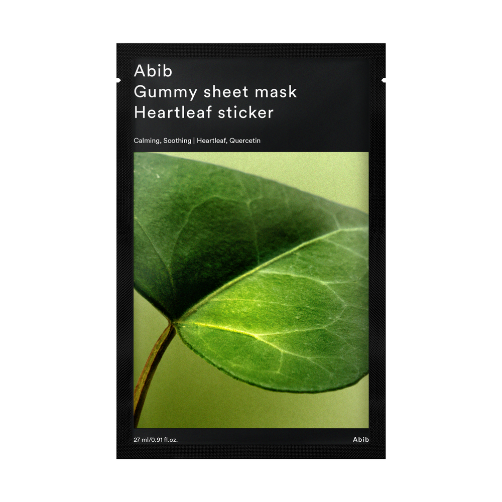 Gummy Sheet Mask Heartleaf Sticker