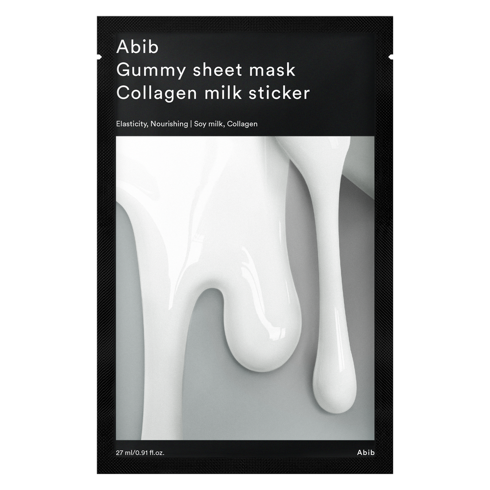 Gummy Sheet Mask Collagen Milk Sticker